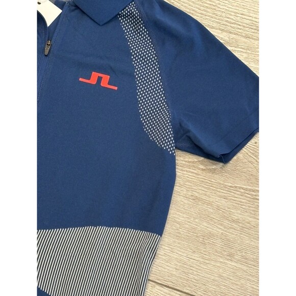 J Lindeberg Alizee Seamless Team USA Golf Polo Shirt Navy Womens Size Small NWT - Picture 2 of 6